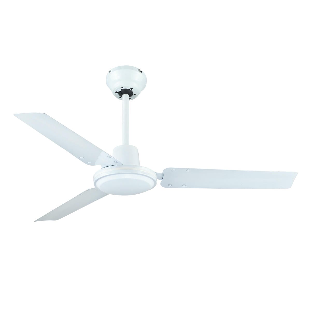 ventilador - ventilador de techo blanco de 3 aspas, 122 cm de diámetro, potencia eficiente, diseño moderno y materiales duraderos.
