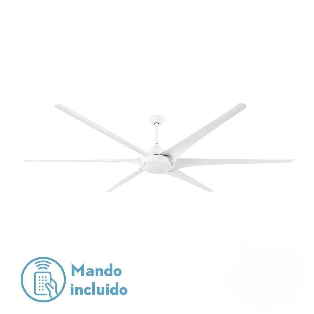 ventilador dc 30w 6 aspas 6 velocidades 254°c con control remoto, memoria y 3 temperaturas, ideal para refrigerar y mejorar la circulación de aire.