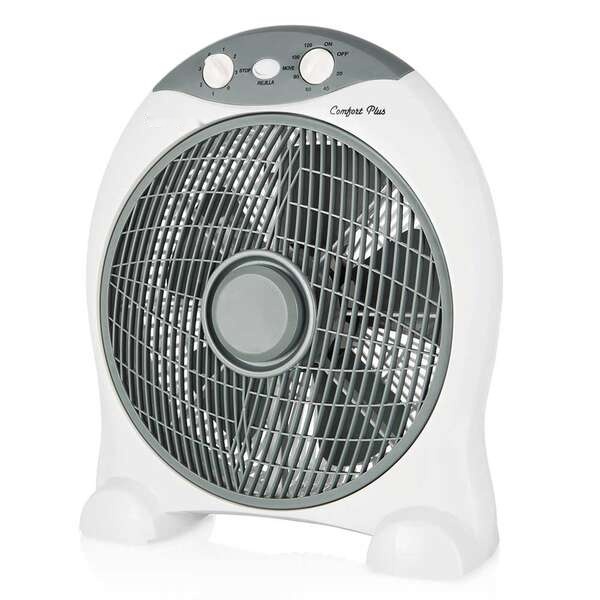 ventilador de suelo box fan bf 1030/ 45w/ 5 aspas 30cm/ 3 velocidades
