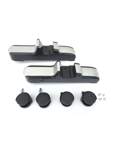 ruedas y pies para modelos 07142 y 07143, características duraderas y versátiles para estabilidad y movilidad en diversos entornos.