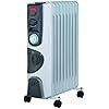 radiador de aceite de 7 elementos, 1500w, 3 niveles de potencia