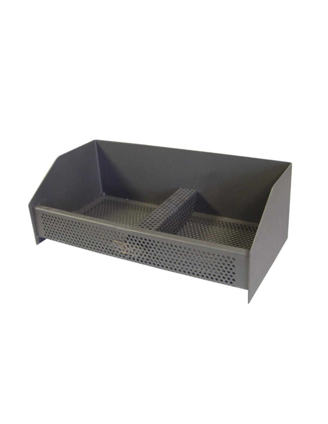 cesta quemador de pellets 49x25x17cm, ideal para optimizar la generación de calor y disfrutar de una combustión eficiente.