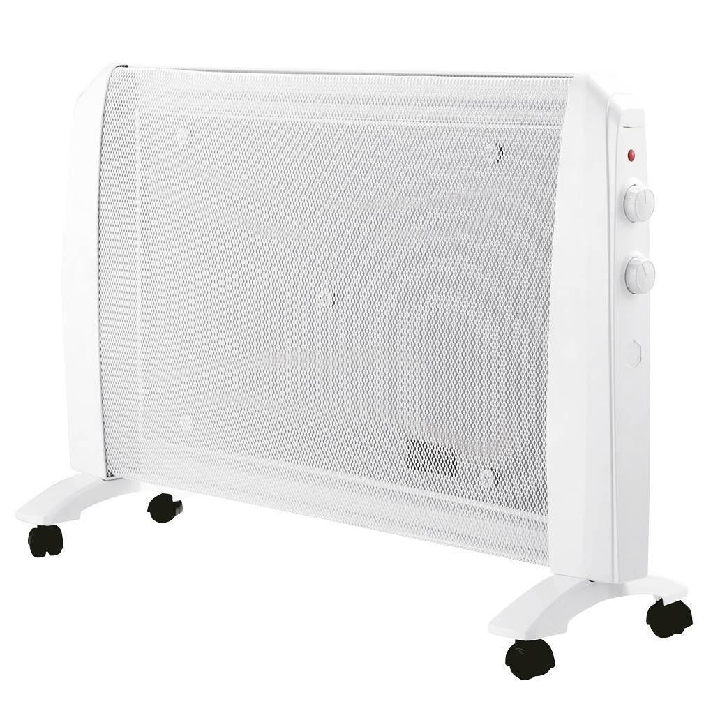radiador de mica 1500w, eficiente, ligero y portátil, ideal para calentar espacios pequeños y mejorar el confort en invierno.