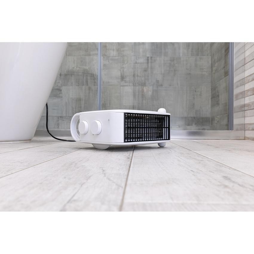calefactor 2 en 1 1.000-2.000w con función de calefacción y ventilación, adecuado para calentar espacios y combatir la humedad.