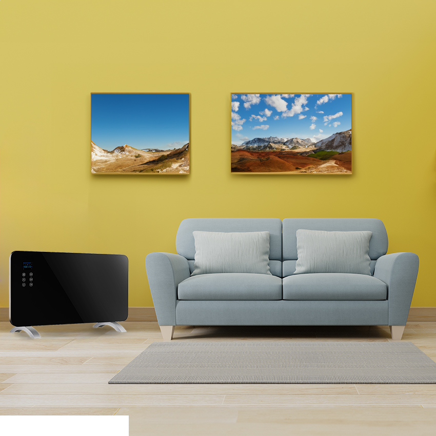 cONVECTOR CON PLACA DE CRISTAL 2000W: Eficiencia y estilo en tu hogar. Calor uniforme y rápido, con un diseño moderno que se integra a cualquier espacio. Ideal para confort en invierno.