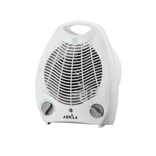 calefactor eléctrico Candil 2000W blanco con termostato ajustable, dos potencias y tres funciones. Compacto (29.5x21.9x13.1 cm) y con sistema de seguridad, ideal para cualquier espacio.