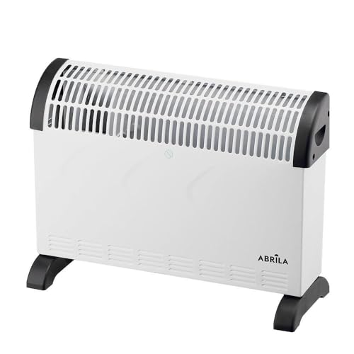 convectors Falla 2000W en blanco, 3 potencias y termostato ajustable. Cuenta con protección contra sobrecalentamiento y modo turbo. Compacto (39x53x20 cm), perfecto para cualquier espacio.
